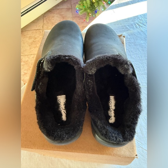 Clarks Roseville Clog black leather size 8 - Picture 2 of 5